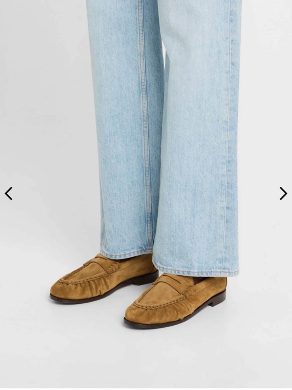 Saint Laurent Women’s YSL Le Loafer Supple in suede - Picture 15 of 16